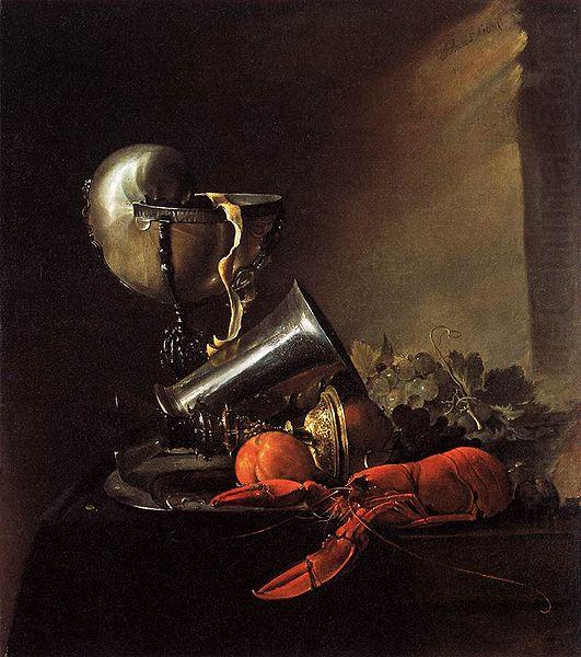 Jan Davidz de Heem Still Life with Lobster and Nautilus Cup china oil painting image